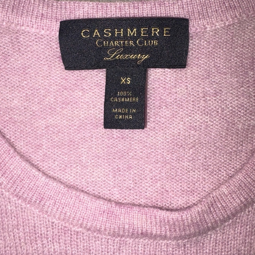 Charter Club women’s cashmere sweater - Picture 3 of 3